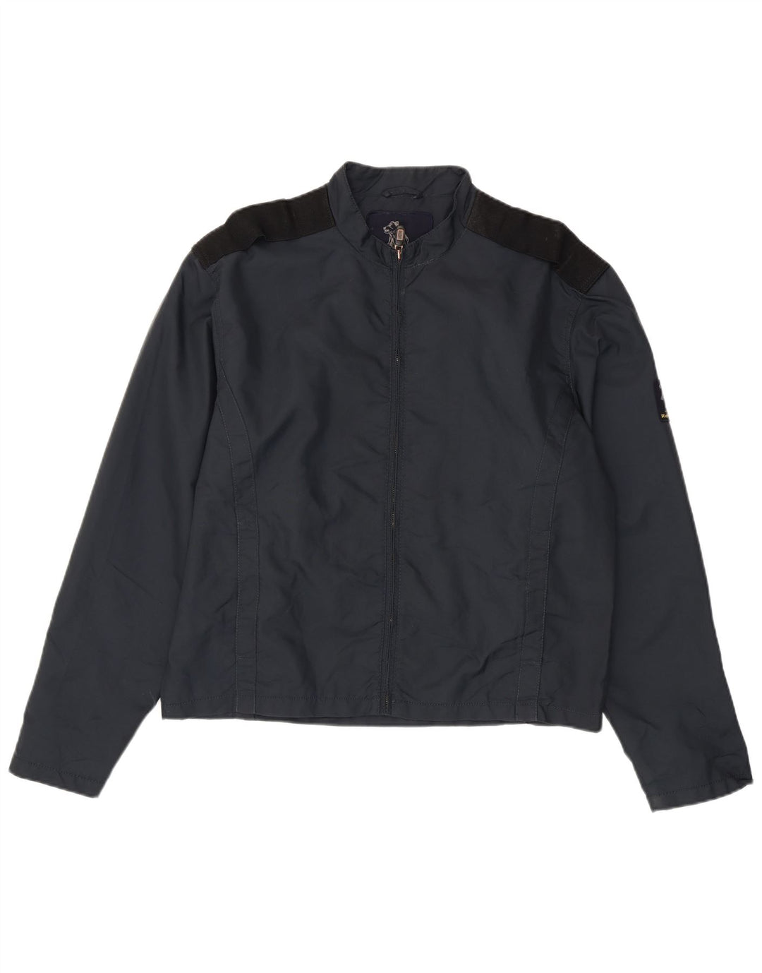 Refrigue Veste Bomber Homme UK 44 2XL Bleu Marine Colorblock Nylon
