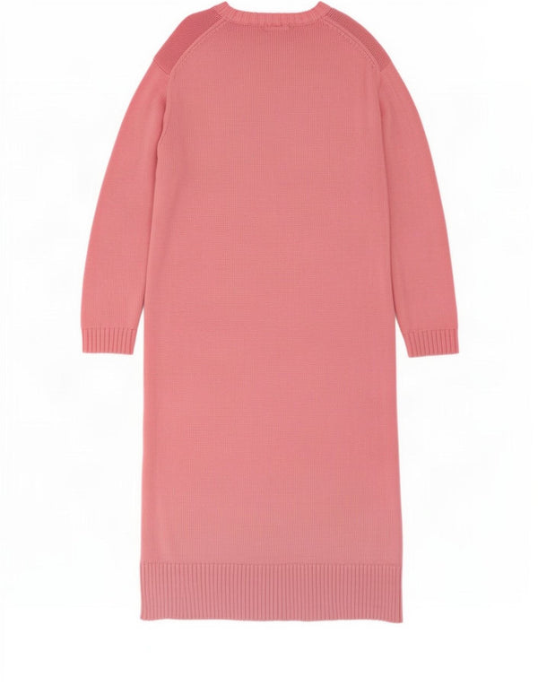 Zara Robe pull surdimensionnée pour femme UK 10 Petit coton rose