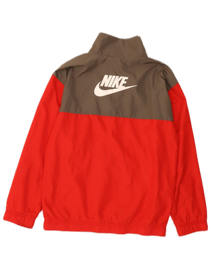 Спортивный костюм с графическим рисунком для мальчиков Nike, 10–11 лет, средний красный с цветными блоками