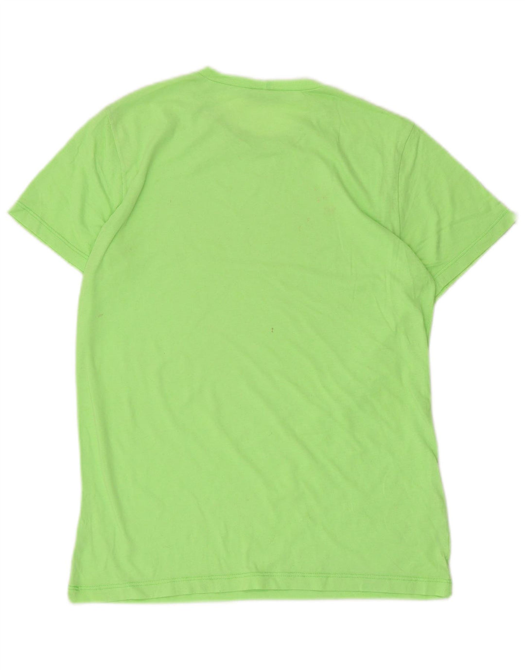 Benetton Womens Graphic T-Shirt Top UK 12 Mittelgrün
