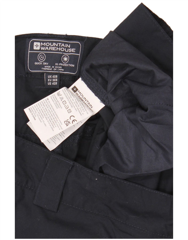 Mountain Warehouse Herre Regular Cargo Bukser W40 L30 Navy Blue Polyester