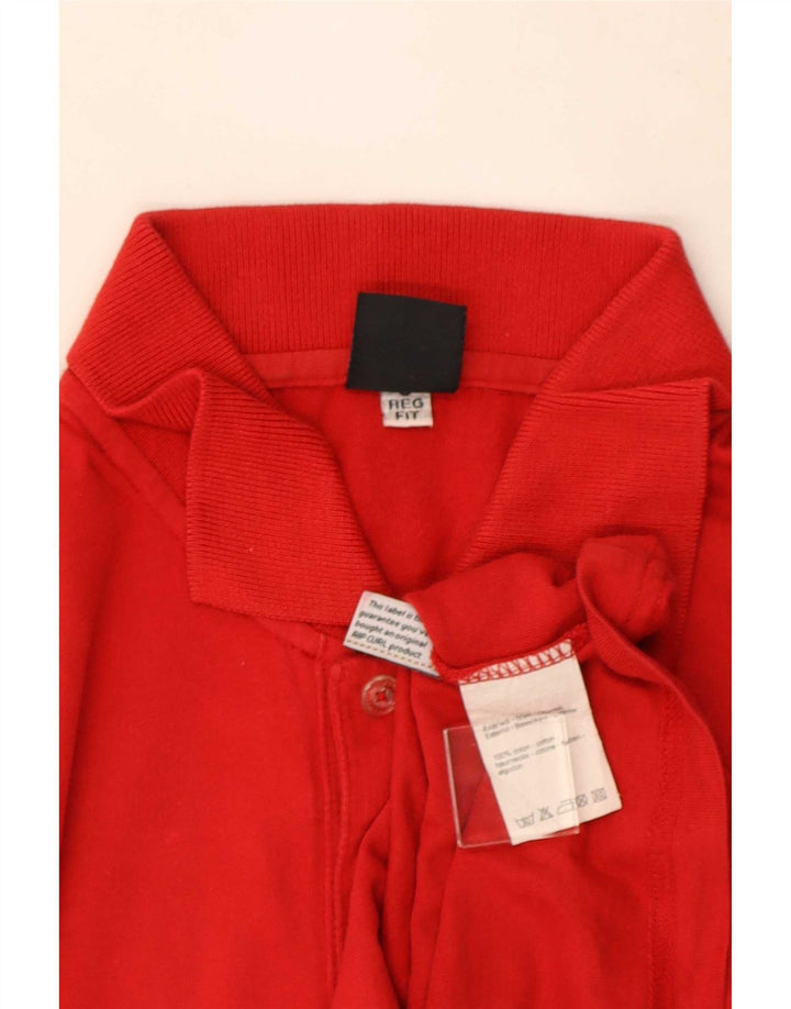 Rip Curl Mens Polo Shirt Small Red Cotton