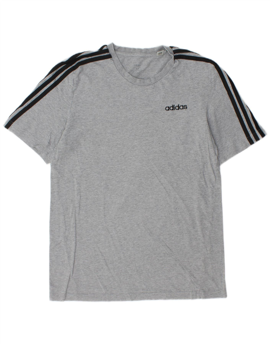 ADIDAS Herre T-shirt Top Medium Grey Flecked