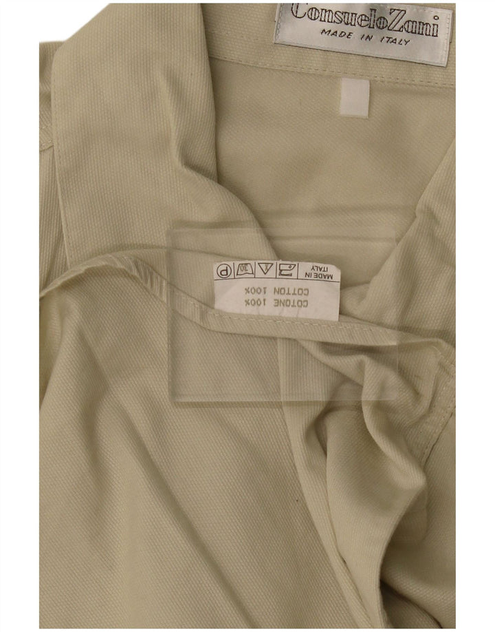 VINTAGE Herreskjorte Medium Beige Bomuld