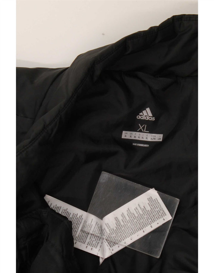 Giacca imbottita da uomo Adidas UK 42 XL poliestere nero