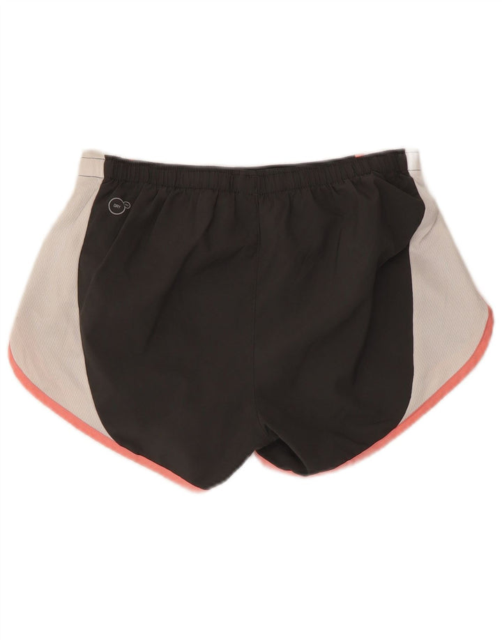 PUMA Womens Sport Shorts UK 10 Small Black Colourblock Polyester