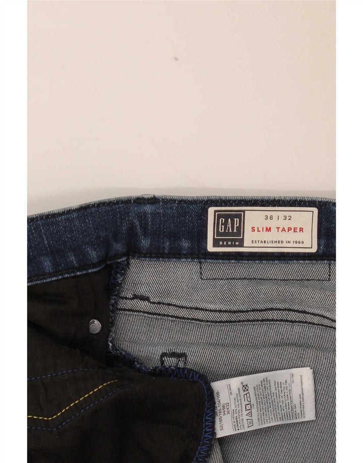 Gap Mens Slim Tapered Jeans W36 L32 Blue Cotton