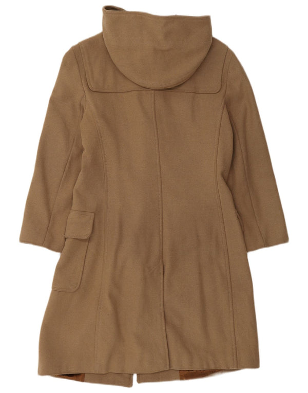 Benetton Damen Dufflecoat mit Kapuze UK 10 Small Beige