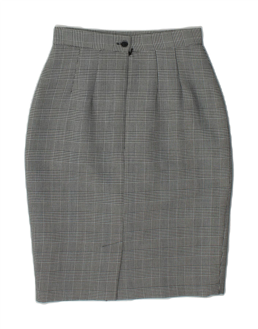 AFFINITY Womens Pencil Skirt UK 10 Small W24 Grey Check Vintage Affinity and Second-Hand Affinity from Messina Hembry 