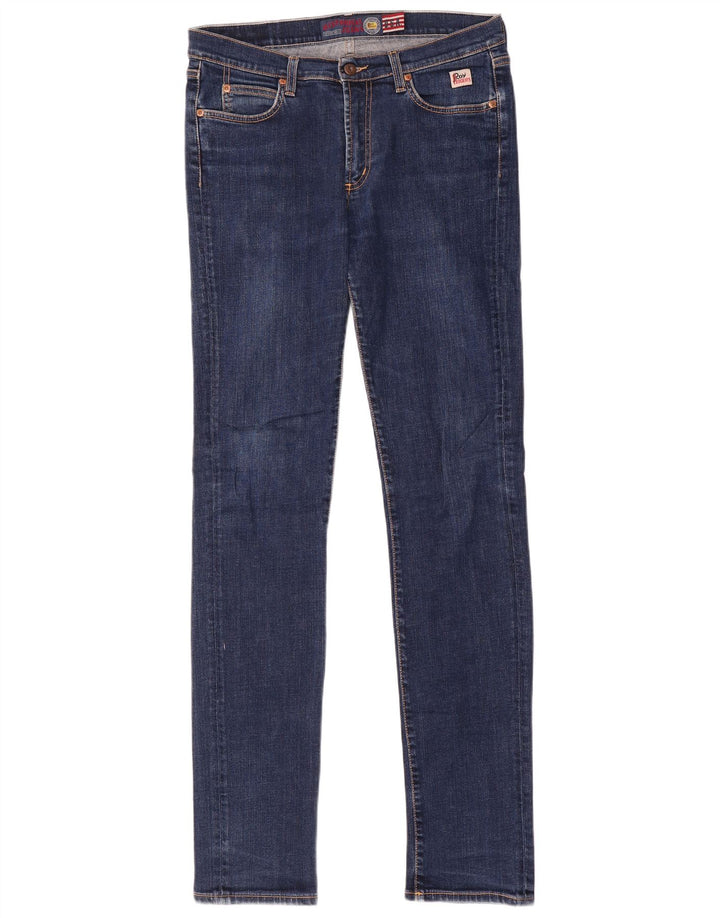 Roy Rogers Mens Slim Jeans W32 L36 Blue Cotton