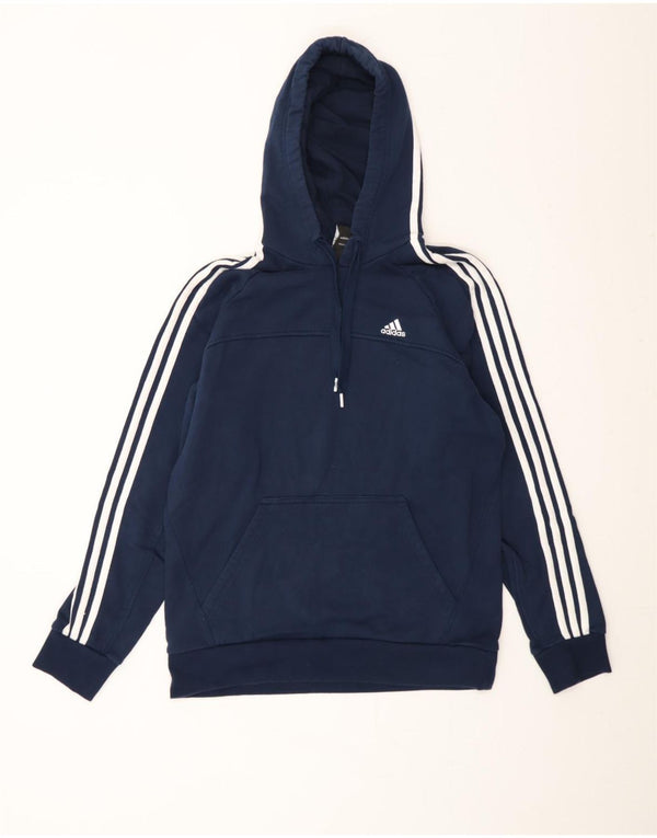 ADIDAS Hættetrøje til mænd Medium marineblå bomuld