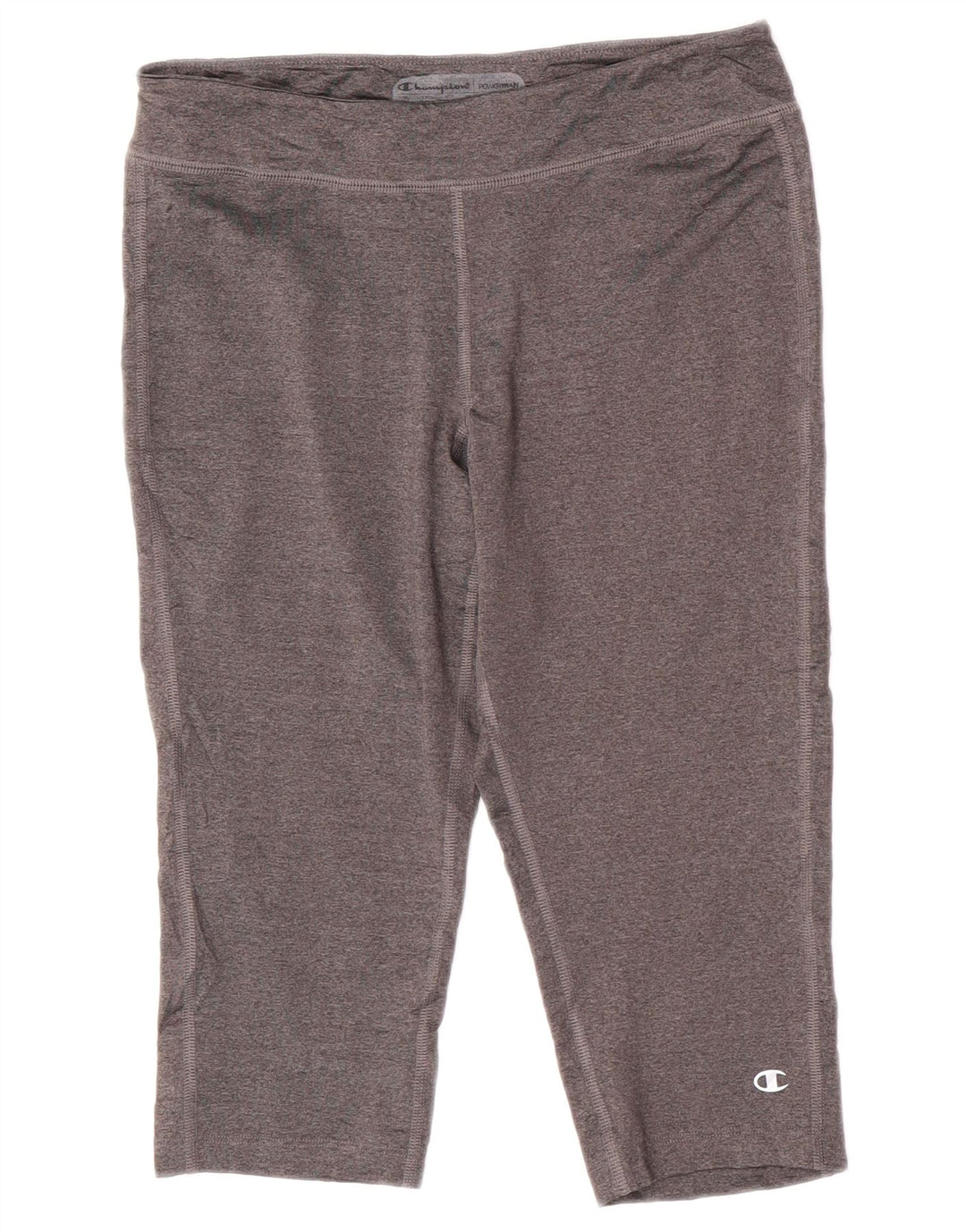 Leggings Capri da donna Champion UK 12 Poliestere grigio medio