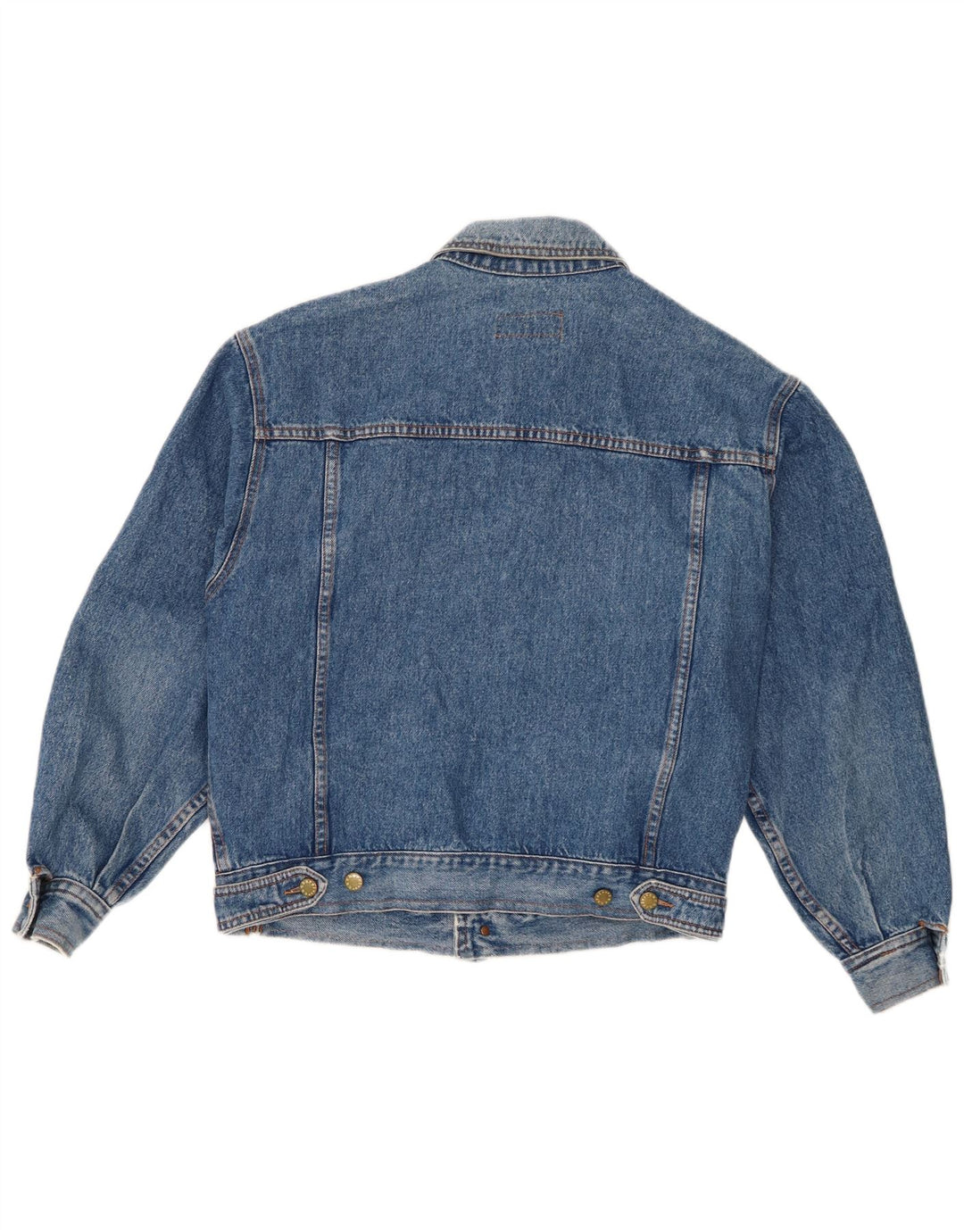 Jaqueta jeans masculina Cacharel UK 36 pequeno algodão azul