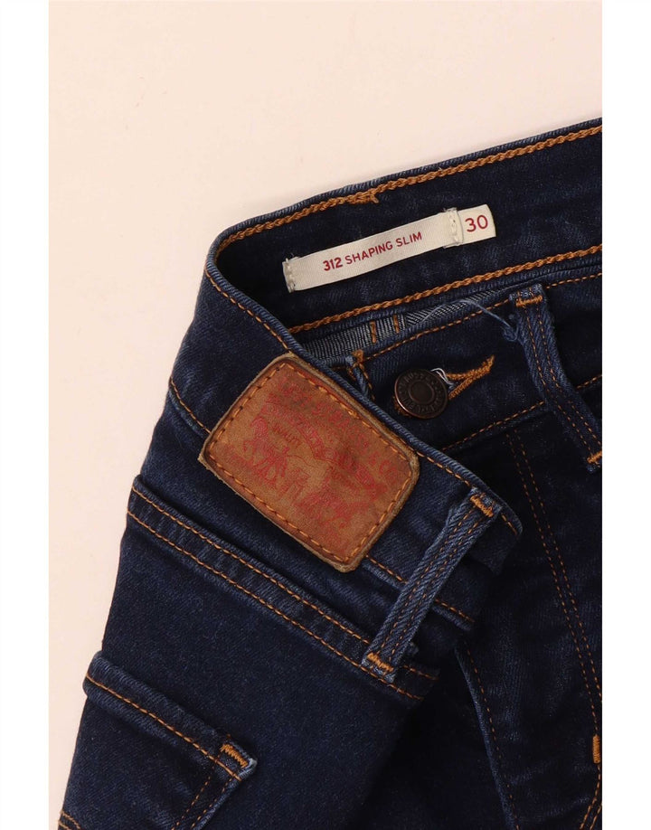 Calça jeans feminina Levi's 312 Shaping Slim W30 L27 azul marinho