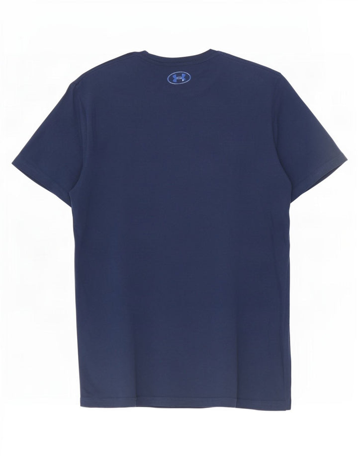 Under Armour Camiseta gráfica para hombre Top Medium Azul marino Algodón