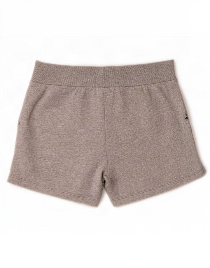 Puma Womens Regular Sport Shorts Medium Grey Flecked Cotton