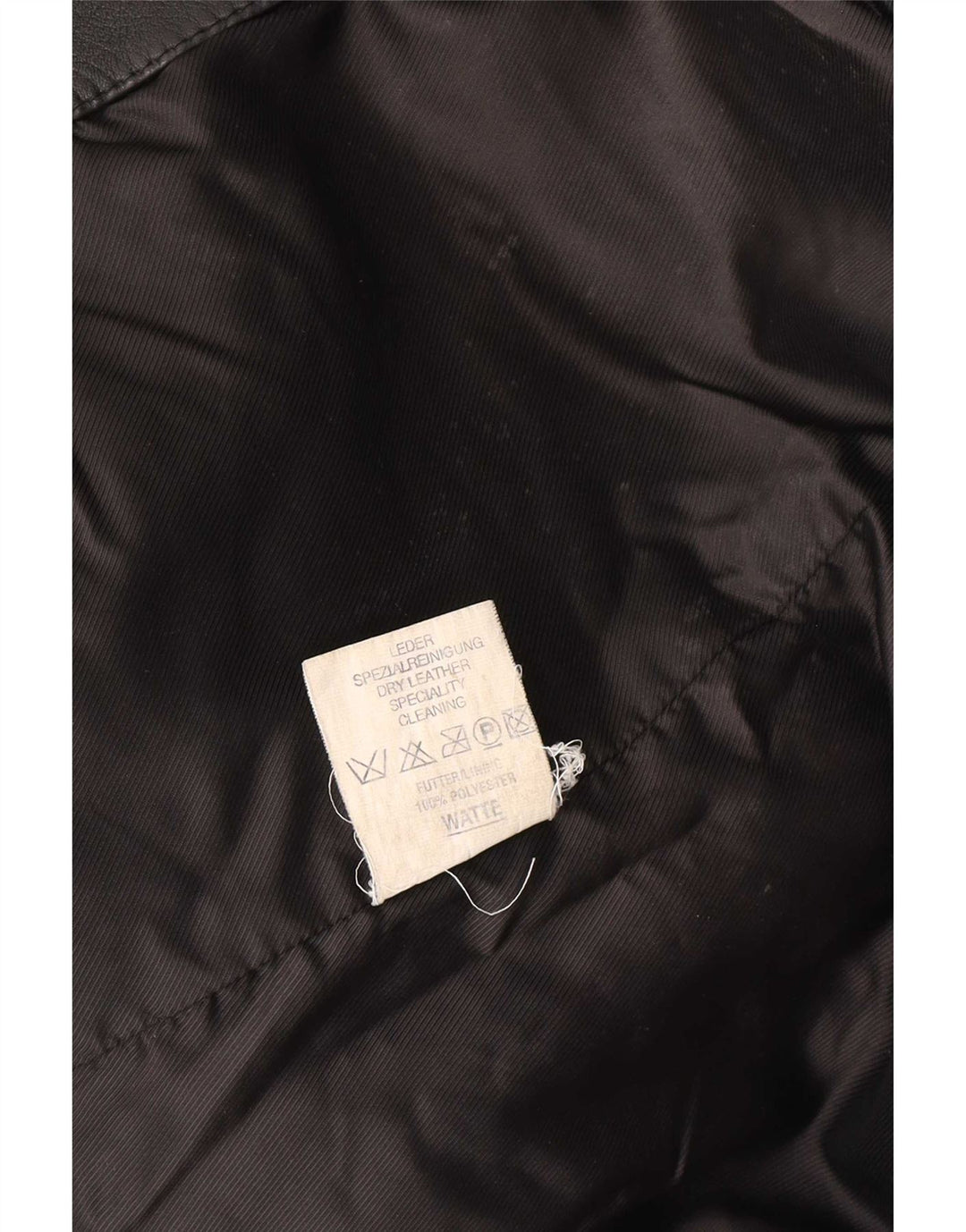 Abrigo de cuero para hombre Fatigue UK 40 Large Black
