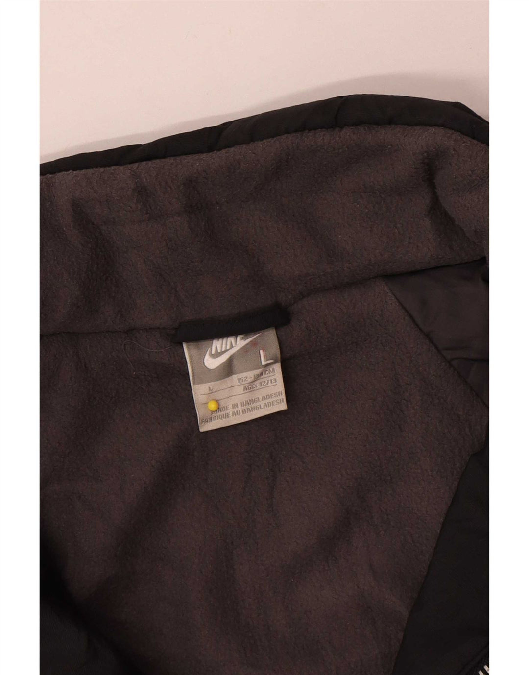 Nike drenge grafisk vindjakke 12-13 år stor sort nylon