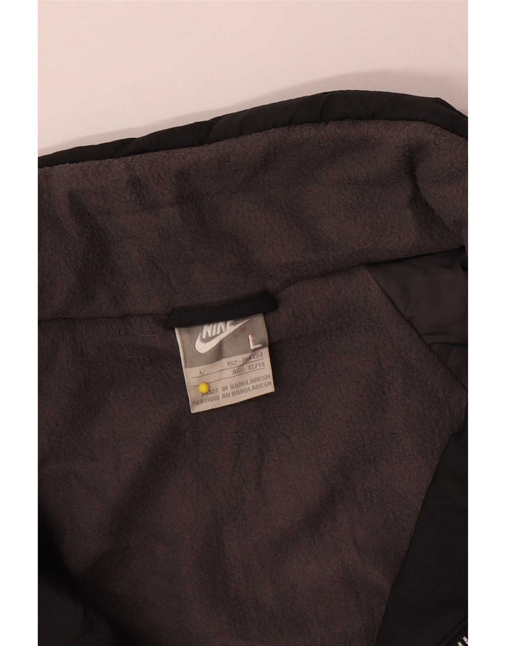 Nike drenge grafisk vindjakke 12-13 år stor sort nylon