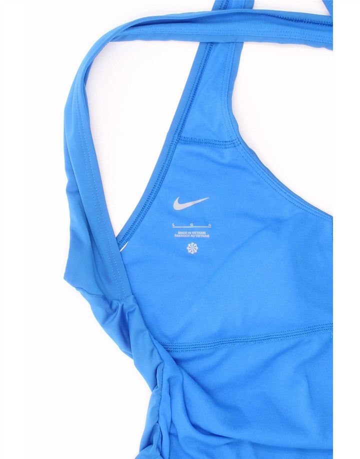 Nike Womens Swimwear Large Blue Sports