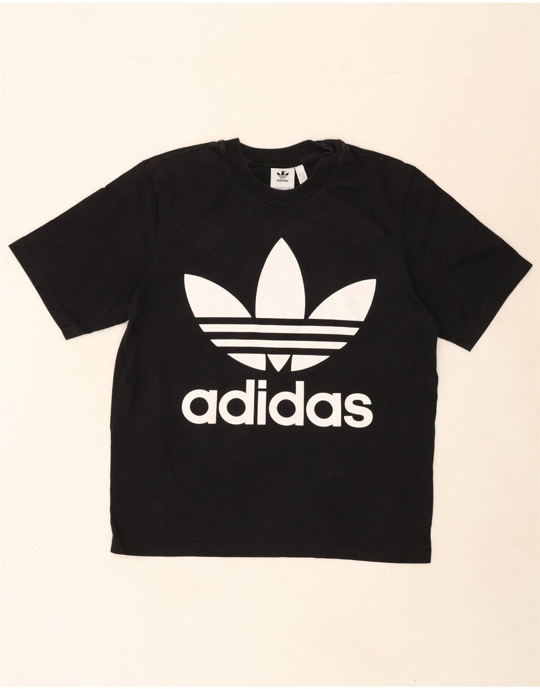 ADIDAS Mens Graphic T-Shirt Top Medium Black Cotton Vintage Adidas and Second-Hand Adidas from Messina Hembry 