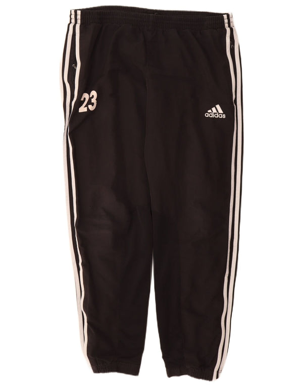 Adidas Mens Graphic Tracksuit Trousers Joggers UK 42/44 Large Black