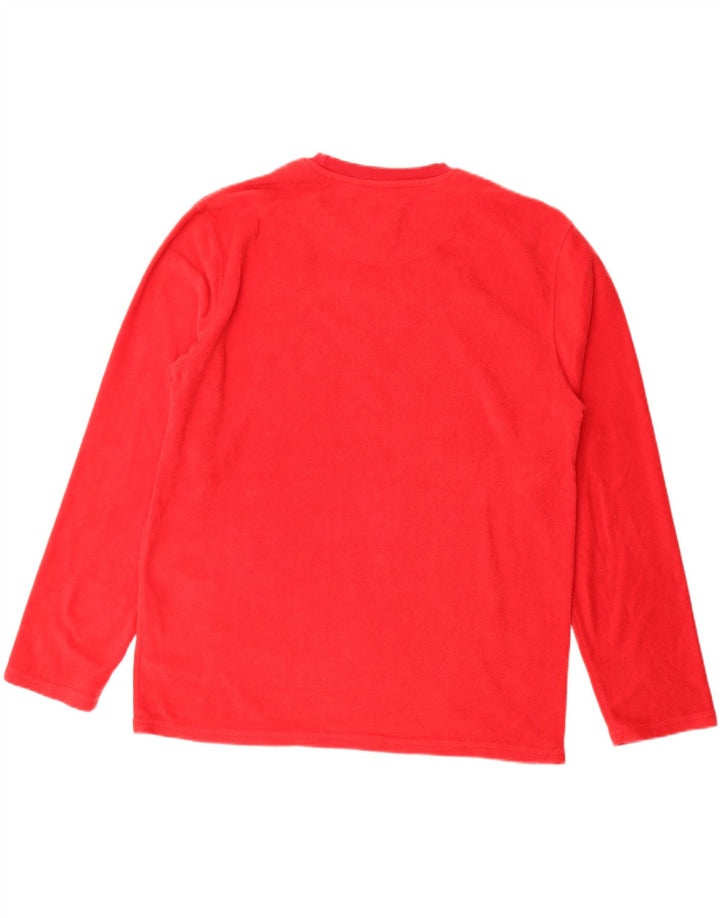 IZOD Pull Polaire Homme Grand Rouge Polyester
