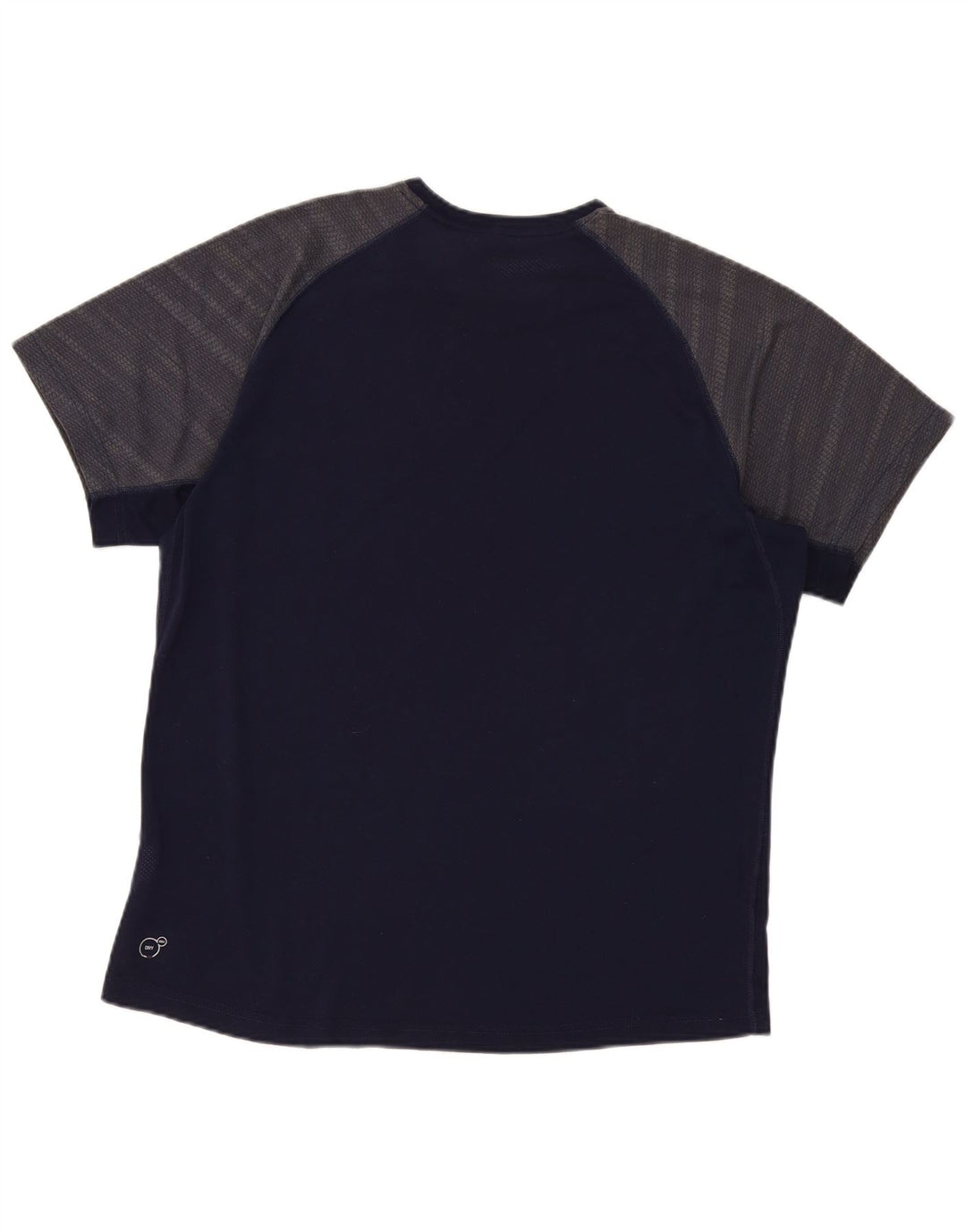 Puma Mens T-Shirt Top XL Navy Blue Colourblock Polyester