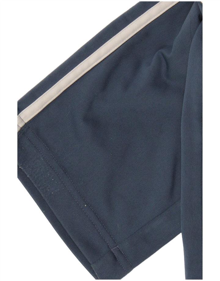 Adidas Herren-Trainingshose aus mittelblauem Polyester