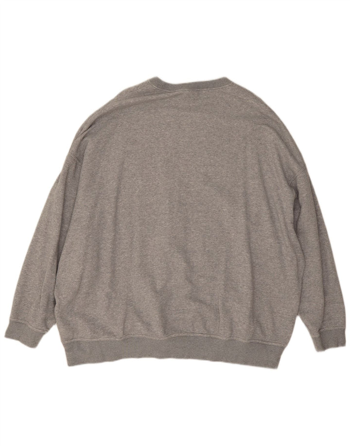Nike Homme Sweat-Shirt Oversize Gris Moyen Coton