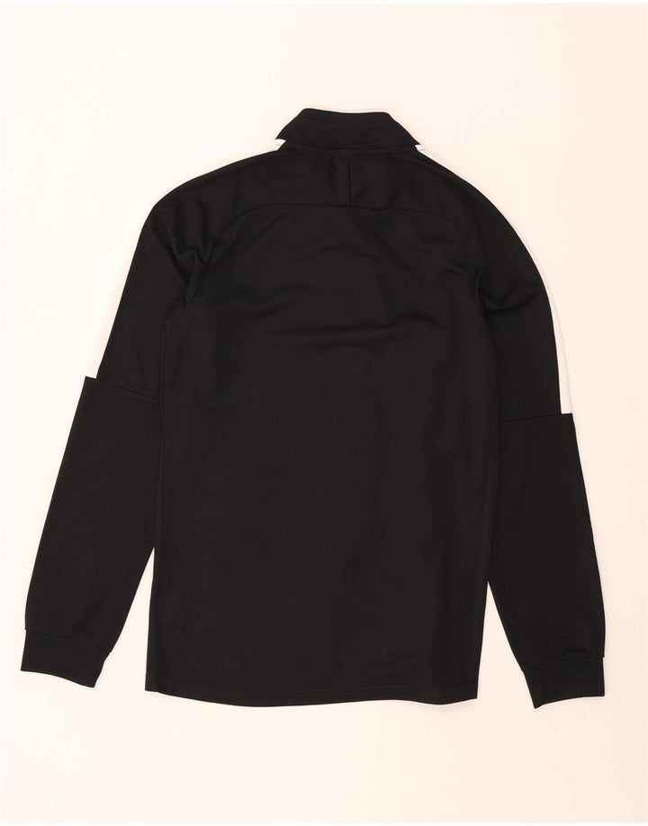 Nike Mens Dri Fit Tracksuit Top Jacket Small Black Colourblock Polyester