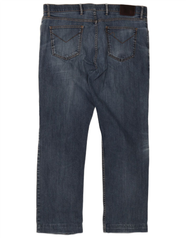 Marks & Spencer Herren-Jeans, normale Passform, gerade Passform, W40, L33, Blau, Baumwolle