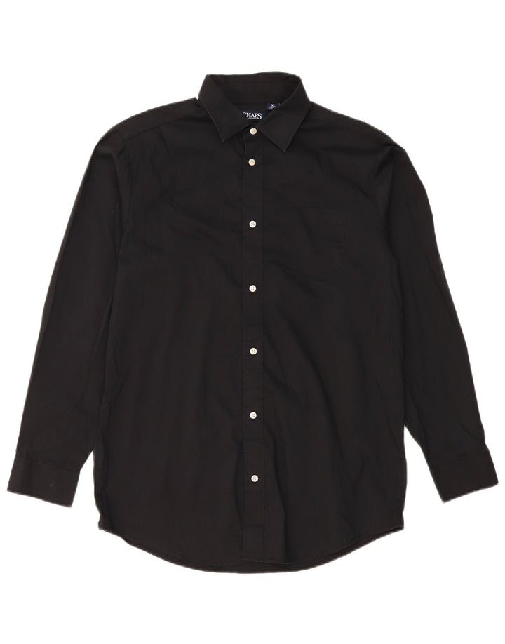 Chaps Boys Shirt 15-16 Years XL Black Cotton