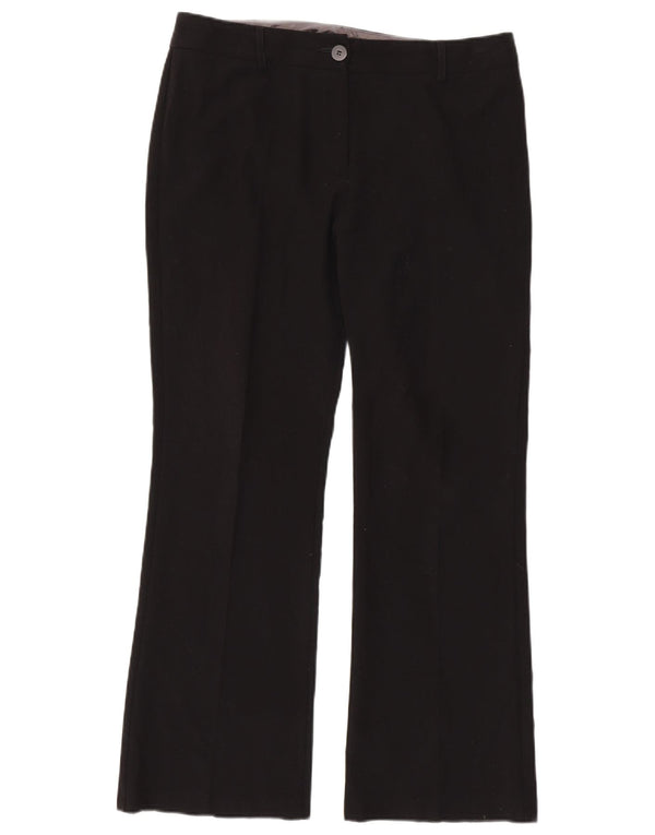 Marks & Spencer Dame Bootcut Casual Bukser UK 14 Large W34 L30 Black