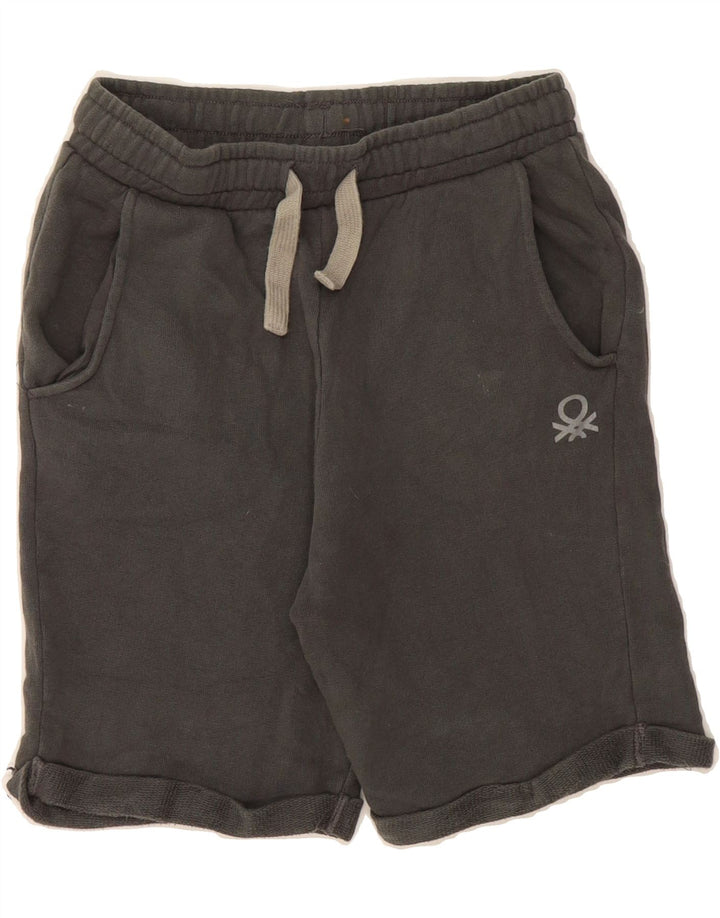 BENETTON Boys Sport Shorts 8-9 Years Large Grey Cotton Vintage Benetton and Second-Hand Benetton from Messina Hembry 