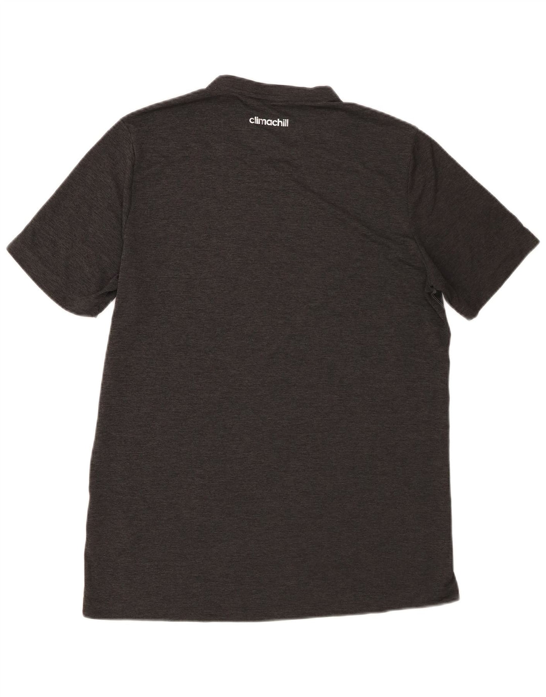 T-shirt Adidas Climachill da uomo Top in poliestere grigio medio