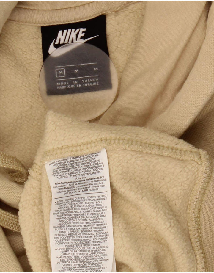 Męski sweter z kapturem Nike, średnio beżowy, bawełniany