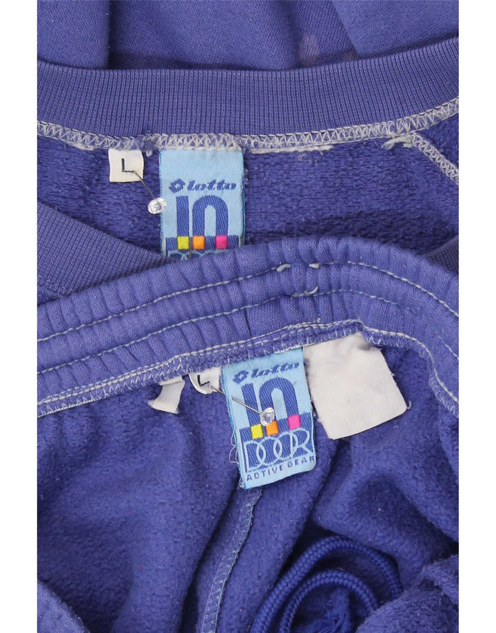 Lotto Mens Full Tracksuit Large Blue