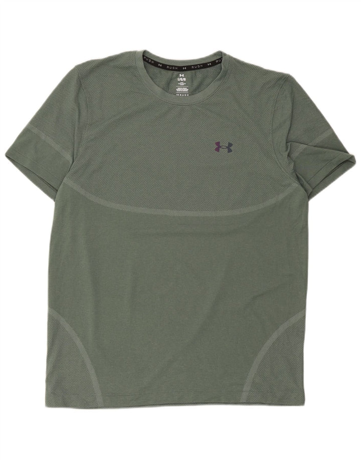 Under Armour Mens T-Shirt Top Large Green