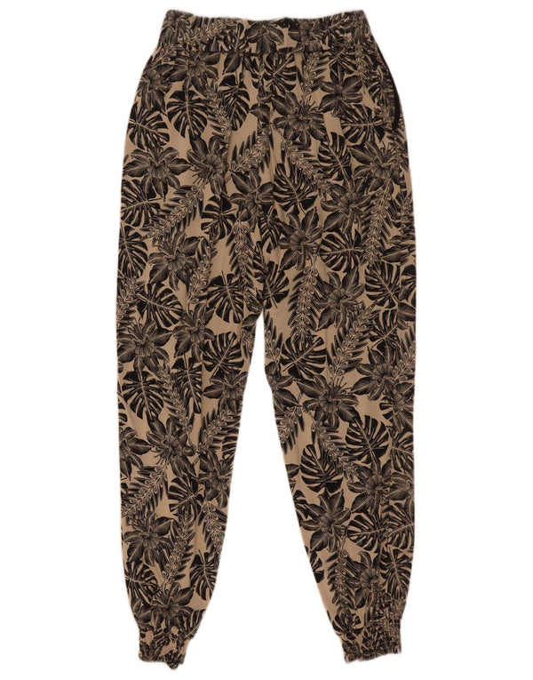 Warehouse Joggers para Mujer Pantalones Casuales UK 8 Small W24 L26 Beige Floral
