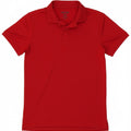 IZOD Boys Polo Shirt 10-11 Years Medium  Red Polyester