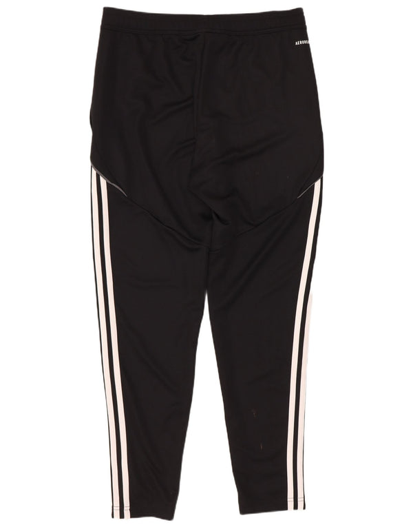 Adidas Mens Aeroready Slim Fit Tracksuit Trousers Medium Black Polyester
