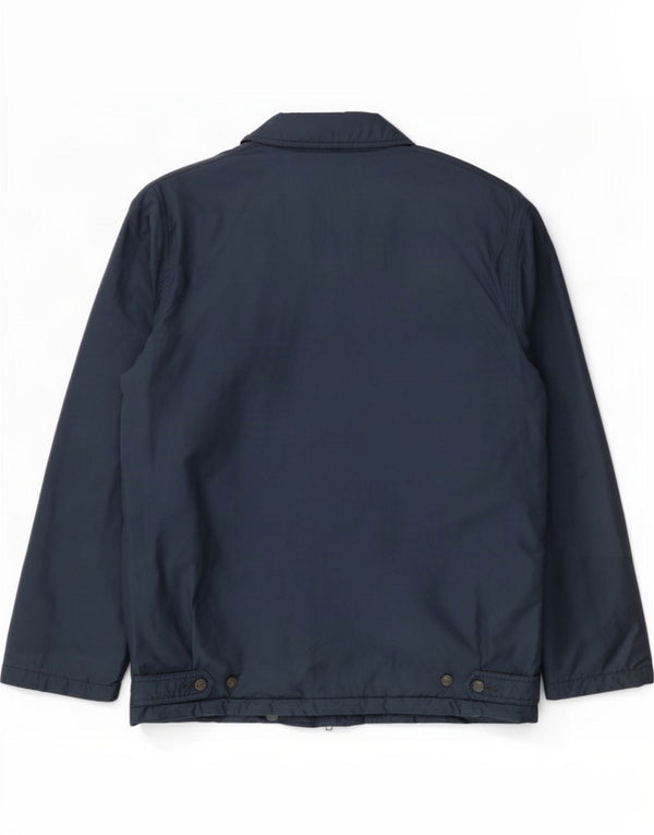 St Michael Chaqueta cortavientos holgada para hombre UK 38 Medium Azul marino Algodón