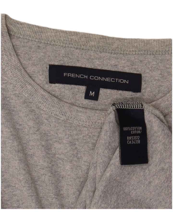 French Connection Herre Top Langærmet Medium Grey Flecked Bomuld