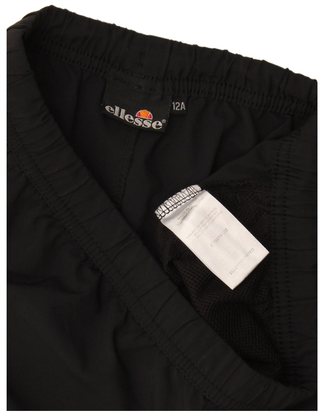 Ellesse Girls Sport Shorts 11-12 Years Black Polyester