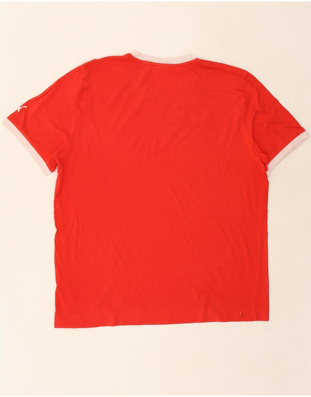 PUMA Mens Graphic T-Shirt Top XL Red Vintage Puma and Second-Hand Puma from Messina Hembry 