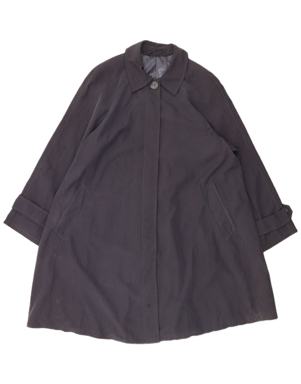 Marks & Spencer Gabardina extragrande para mujer UK 10 Small Azul marino Modal
