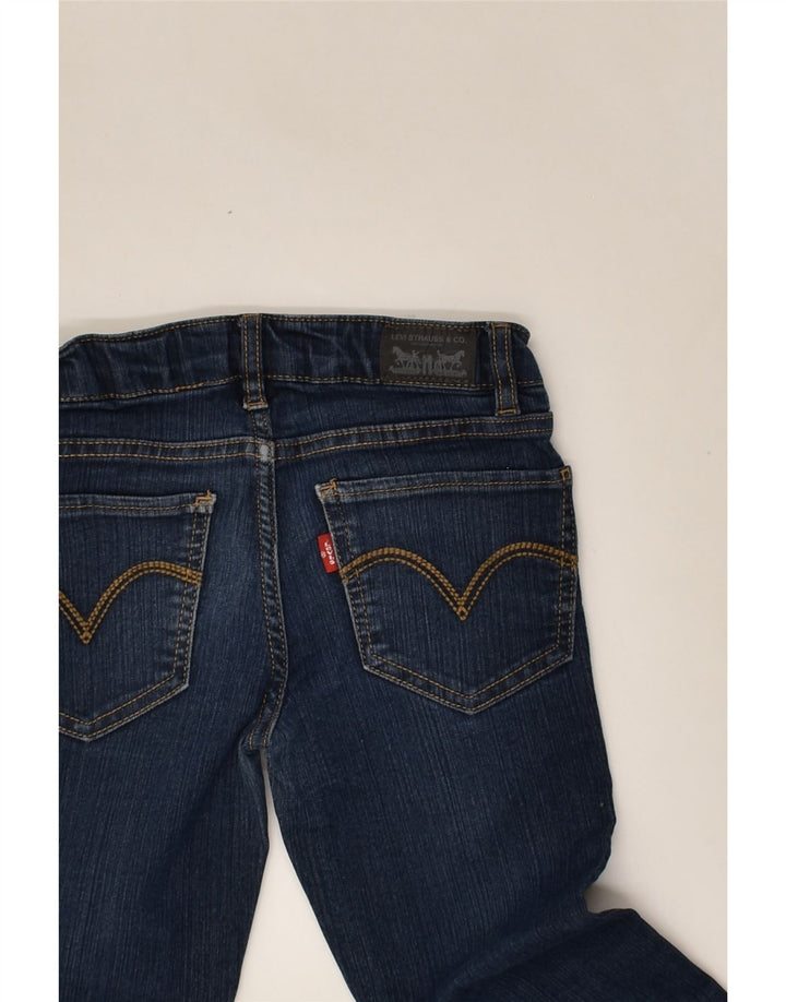 LEVI'S Girls Legging Skinny Jeans 6-7 Years W23 L23  Navy Blue Cotton | Vintage Levi's | Thrift | Second-Hand Levi's | Used Clothing | Messina Hembry 