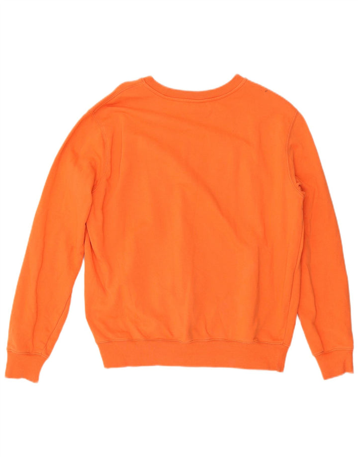 Hugo Boss Sweat-shirt graphique pour femme UK 14 Orange moyen