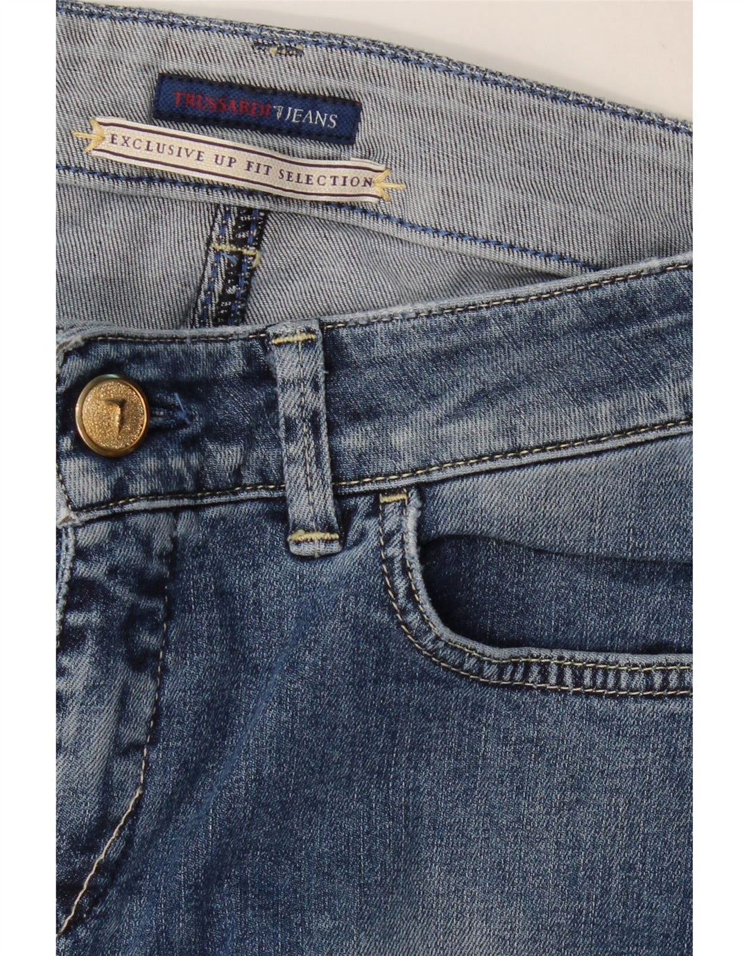 TRUSSARDI Womens Skinny Jeans W28 L29 Blue